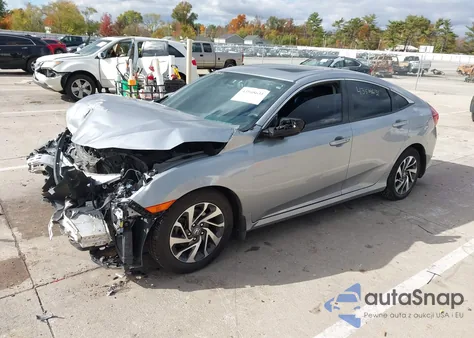 2017 Honda Civic Ex из США, поврежденный, VIN 2HGFC2F74HH521412